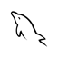 mysql,black icon