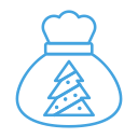 bag, christmas, gift, present, sack, tree svg vector icon