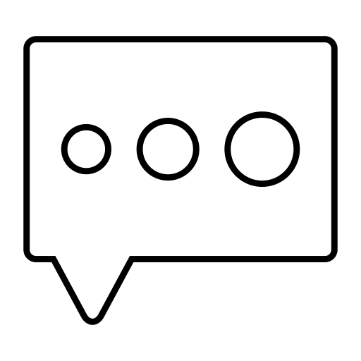 Message svg vector icon
