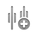 distribute,horizontal,center,add icon