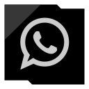 company, logo, media, social, whatsapp svg vector icon