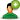 user,male,green,add icon