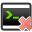 console, delete icon