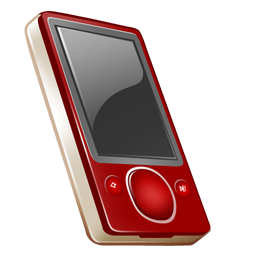 zune,off,rouge icon