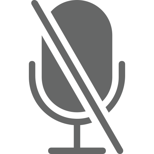 Microphone Mute svg vector icon