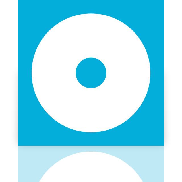 cd, mirror icon