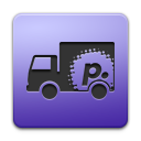 transmit,purple icon
