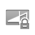 audio,volume,slider,lock icon