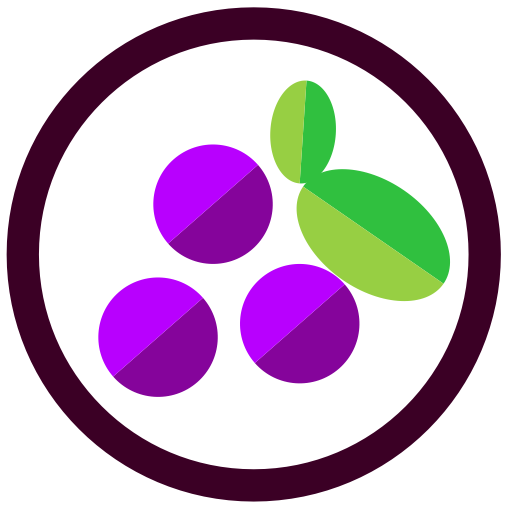 Grape svg vector icon