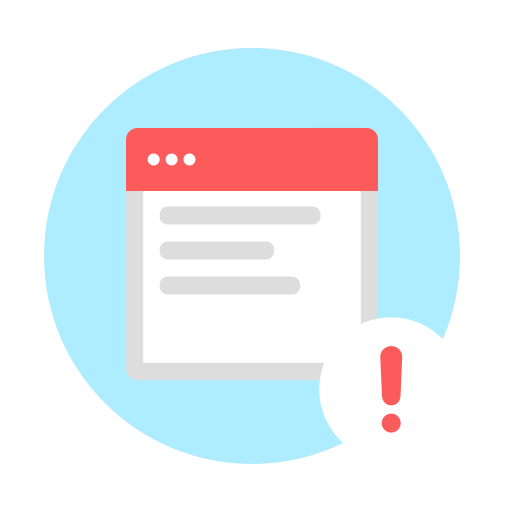 Error svg vector icon