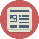 article, information, news, newspaper, periodical svg vector icon