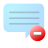 message,remove,delete,del icon