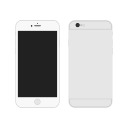 apple, cell, device, iphone, iphone6, mobile svg vector icon