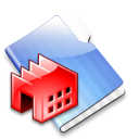 aqua,factory icon