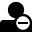 user,close,remove,security,video,no,cancel,stop,delete,del,account,profile,people,human icon