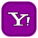 mail, media, social, yahoo svg vector icon