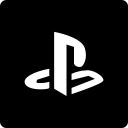 media, playstation, social, square svg vector icon