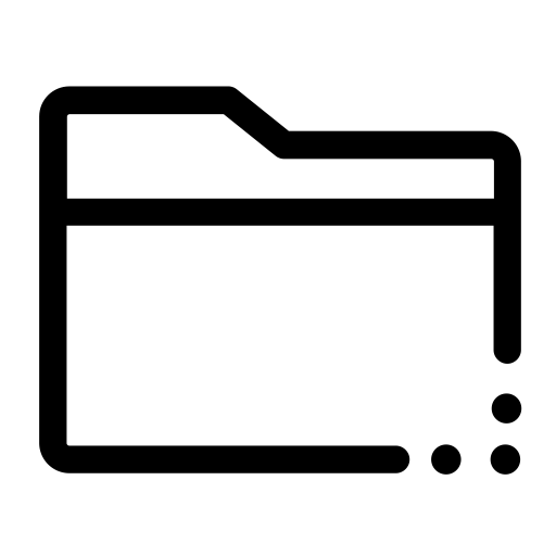 Folder svg vector icon