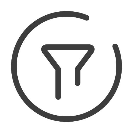 Filter svg vector icon