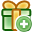 add, giftbox icon