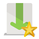 download,star icon