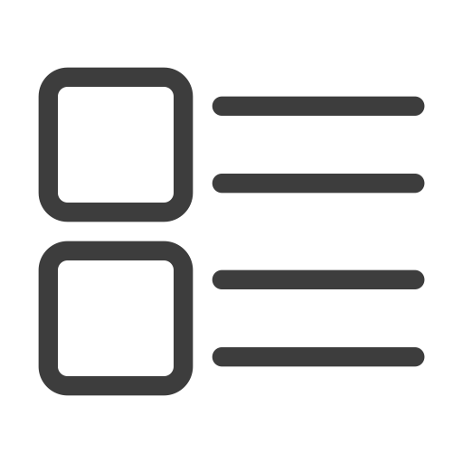 List svg vector icon