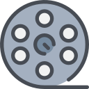 media, movie, production, video svg vector icon