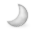 half, moon icon