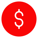 coin, currency, dollar, finance svg vector icon