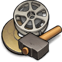 dvd,hammering,software icon
