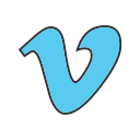 brand, communication, internet, media, network, social, vimeo svg vector icon