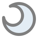 moon svg vector icon