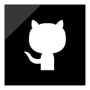 github, logo, media, social svg vector icon