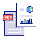 analytics, docs, documents, graph, pdf, report, statistics svg vector icon