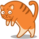 cat, walk icon