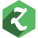 hexagon, media, shadow, social, zootool svg vector icon