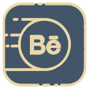 behance, logo, media, social svg vector icon