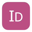 adobe, indesign, metroui icon