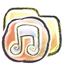folder, music icon
