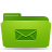 folder,green,mail icon