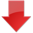 arrow, red, up icon
