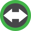 arrow,bidirectional icon