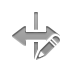 flip,horizontal,pencil icon