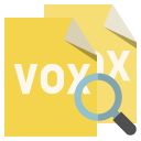 file,format,vox,zoom icon