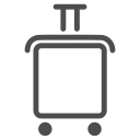 airport, baggage, journey, luggage, travelling, trip, weekends svg vector icon