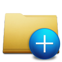 classic,folder,add,plus icon