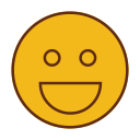 emoji, emot, face, smiley svg vector icon