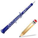 oboe,write,instrument,writing,edit icon