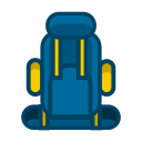 bag, campbag svg vector icon