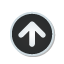 navigation, sticker, up icon